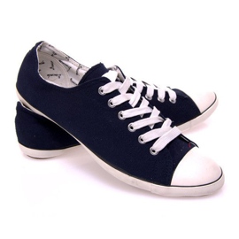 Tenisice od tkanine 123 Navy Blue mornarsko plava 2