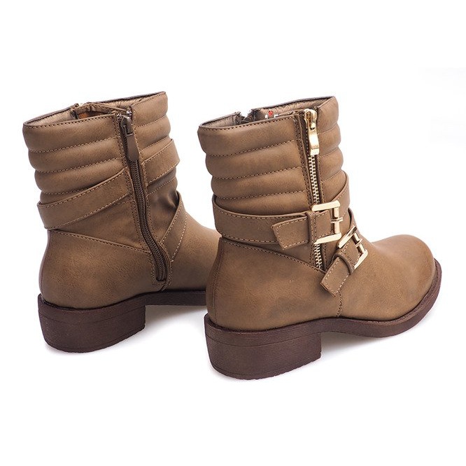 Tople čizme s Kalmrom 0728 Khaki višebojan zelena 1