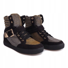 Visoke tenisice 6981 Crne crno 2