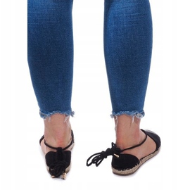 Sandale Espadrilles Ballerinas 6333 Crne crno 1