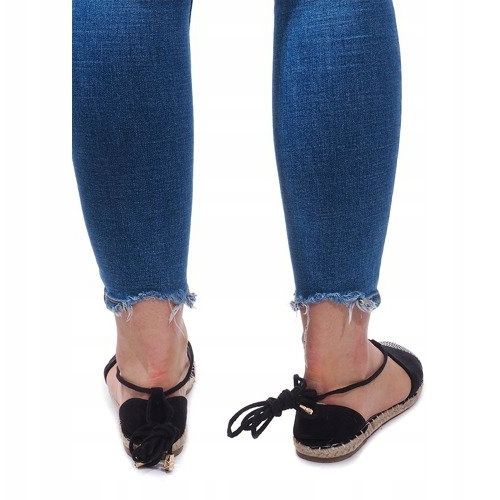 Sandale Espadrilles Ballerinas 6333 Crne crna 1