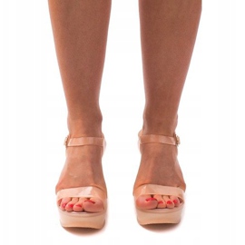 Meliski Otvoreni klin C-7 Pink ružičasta 1