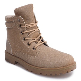 Timberki traperija TL042-12 ZLATNA / SMEĐA zlatni 2