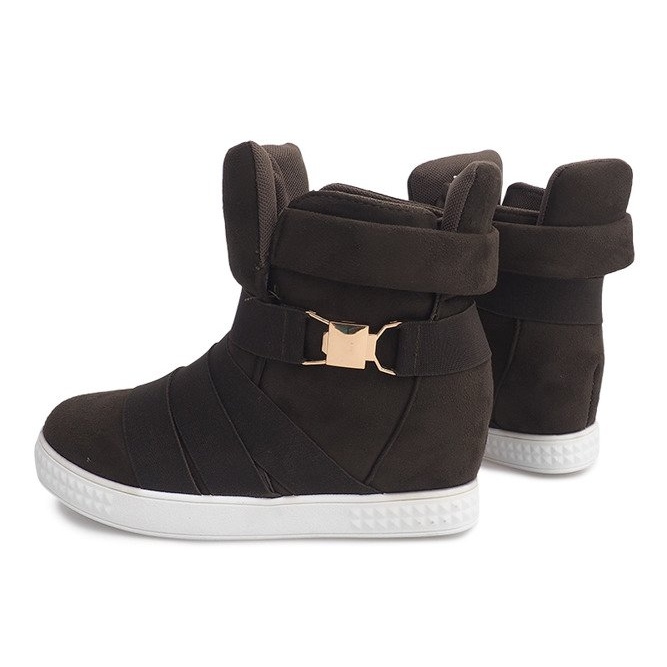 Tenisice na klin 669 maslina zelena 2