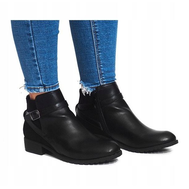 Ukrašeno čizmama LM-201 Black crna 1