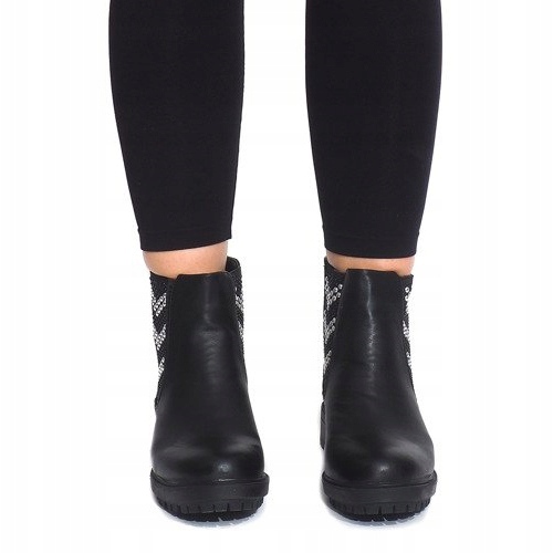 Motorne čizme sa klinovima LL98 Crna 2