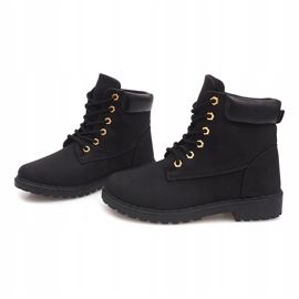 Timberki traperija 6612 crna crno 1