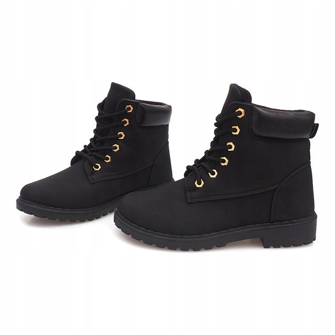 Timberki traperija 6612 crna crno 1