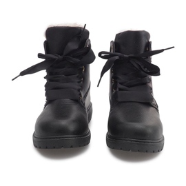 Izolirane drvene čizme TL037-3 Crna 2