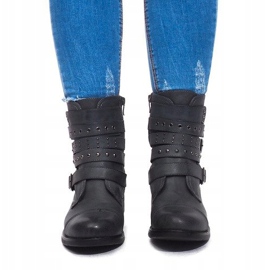 Tople čizme sa kopčom M172 Siva 2