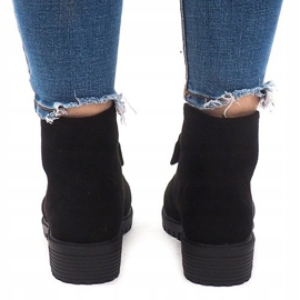 Čizme od antilopa AT-0625 Crna 2