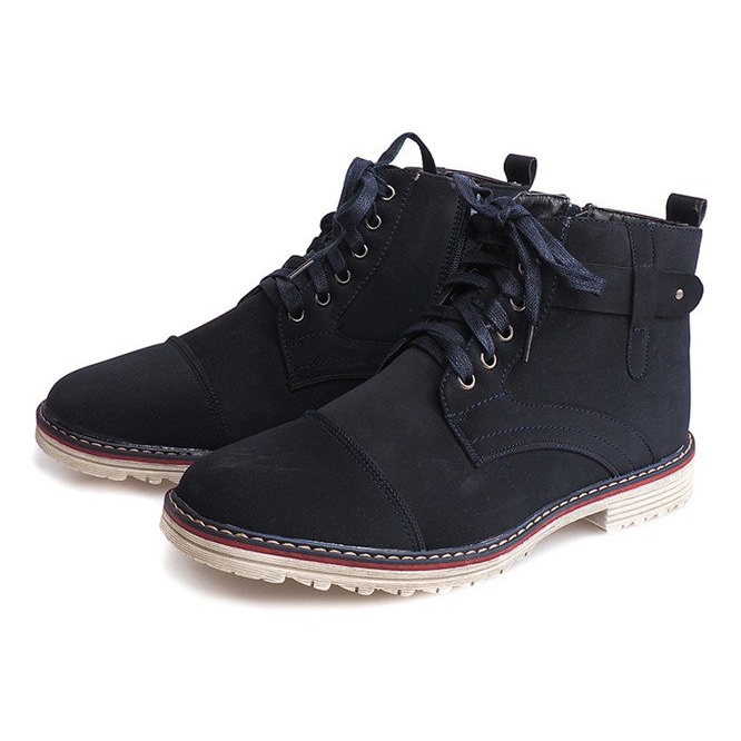 Visoko zagrijane cipele na vezanje M589 Granat mornarsko plava 1