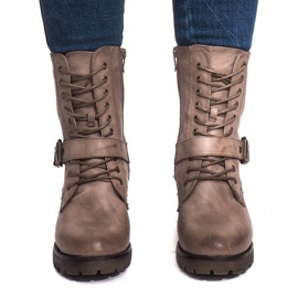 Vojne tople čizme S167 kaki višebojan zelena 1