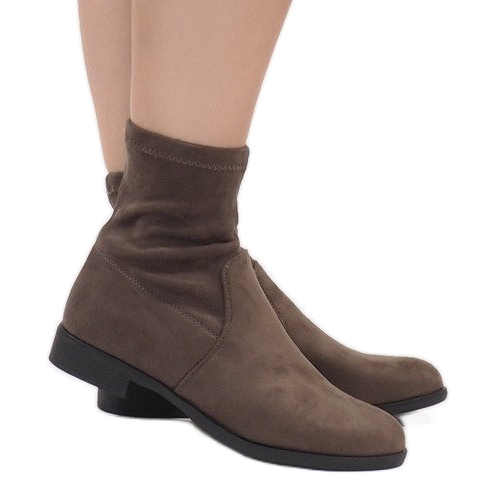 Čizme od antilopa Jodhpur XQ99 Khaki višebojan zelena 2