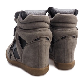 Tenisice na klin R9686 Siva 1