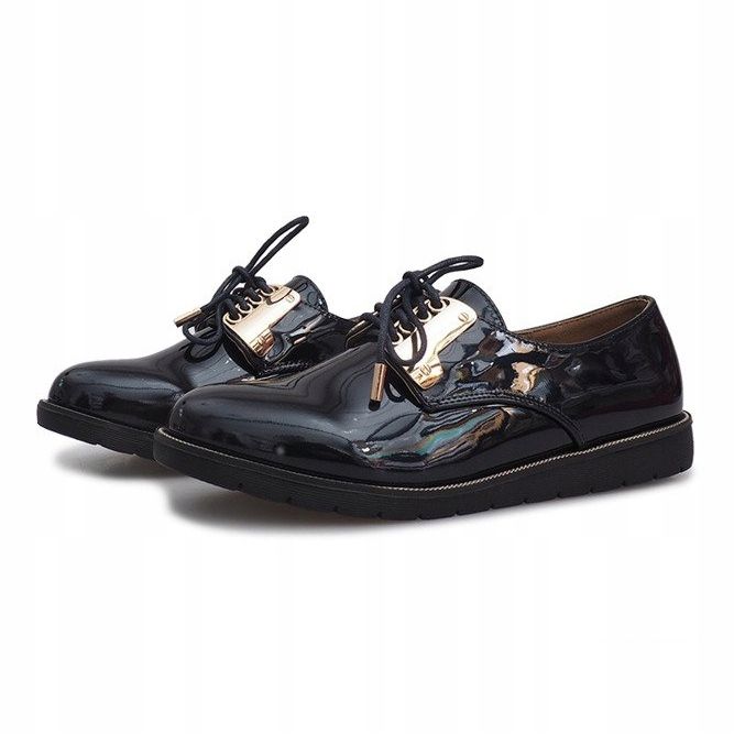 Tamnoplave lakirane cipele Rose tamnoplava 2