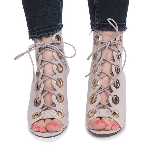 Sive čizme Sylviane siva 1