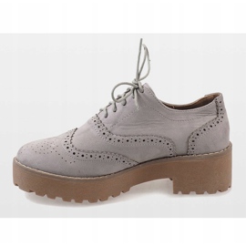 Sive jazz cipele s visokim potpeticama LL185 siva 2