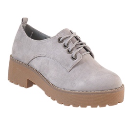 Sive cipele s visokim potpeticama LL183 siva 1