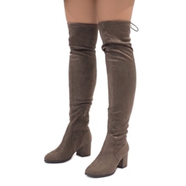 Čizme od antilopa na stupu TE1704-3 višebojan 1