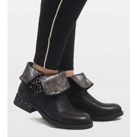 Marquiiz Crne čizme s omotom F2083 crna 2