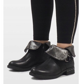 Marquiiz Crne čizme s omotom F2083 crna 1