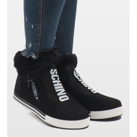 Crne izolirane čizme od antilopa NB220P crno 2