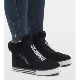 Crne izolirane čizme od antilopa NB220P crno 1