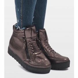 Smeđe izolirane tenisice BB-1652 smeđa 1