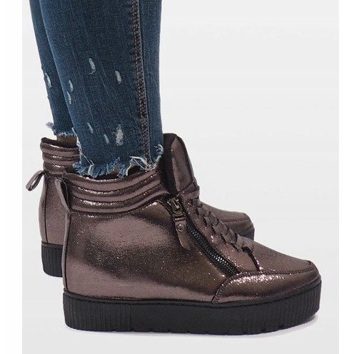 Smeđe izolirane tenisice BB-1652 smeđa 2