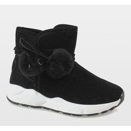 Crne čizme na sportskom potplatu GF-ZM93 crno 1