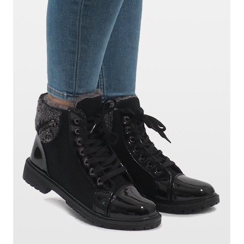 Crne izolirane čizme TL56-1 crna 2