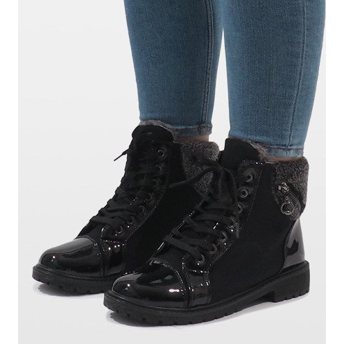 Crne izolirane čizme TL56-1 crna 1