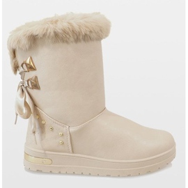 Ženske bež čizme za snijeg AN-107 1