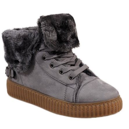 Sive izolirane čizme B192-2 siva 1