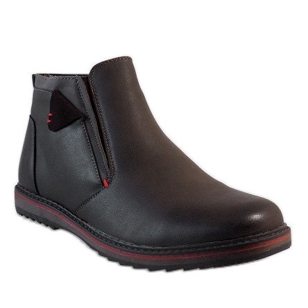 Smeđe cipele na klizanje A20184-3 smeđa 1