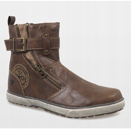 Smeđe izolirane klizne cipele 8199 smeđa 1