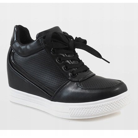 Crne tenisice sa zlatnim zatvaračem MY560 crno 1