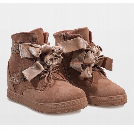 Ružičaste tenisice na klin A-79 ružičasta 1