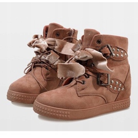 Ružičaste tenisice na klin A-79 ružičasta 2