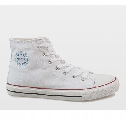 Bijele klasične muške tenisice CQ-1401 bijela 2