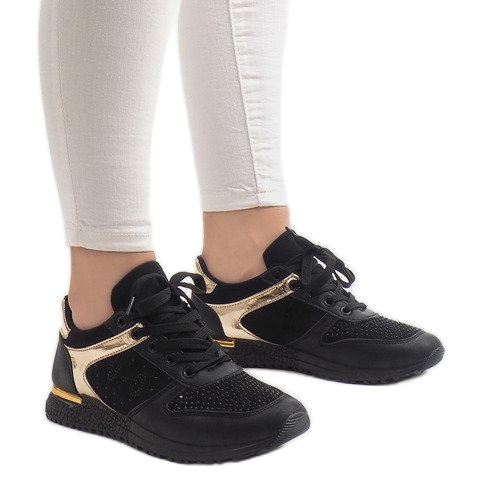 Crne trenerke LR88010 crna 1