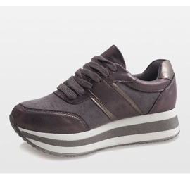 Sive tenisice na platformi 99-09 siva 2