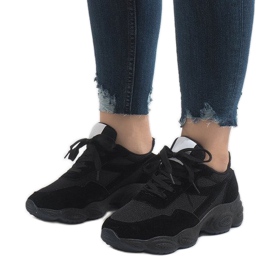 Crne sportske cipele E-102 crna 1