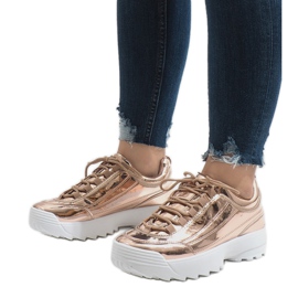 Modne sportske cipele šampanjac 82017 žuta boja 1