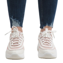 Modne bijele sportske cipele BO-15 bijela 1