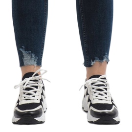 Crne moderne sportske cipele KB-153 crna 2