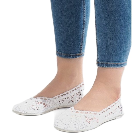 JX59P bijele tenisice od čipke bijela 1