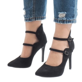 Crne čizme na visoku petu 6613-5 crna 1