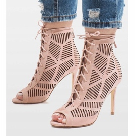 Ružičaste čizme na iglu 1610-225 ružičasta 1